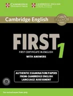 Książki do nauki języka angielskiego - Cambridge University Press Cambridge English First 1 Authentic examination papers with answers + 2CD - Cambridge University Press - miniaturka - grafika 1