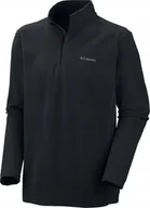 Bluzy męskie - Columbia Columbia Klamath Range II Half Zip Fleece 1352472010 Czarne L - miniaturka - grafika 1