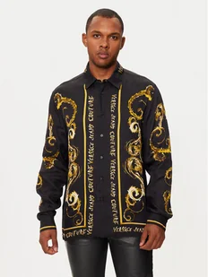 Versace Jeans Couture Koszula 77GAL2RC Czarny Regular Fit - Koszule męskie - miniaturka - grafika 1