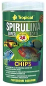 Pokarm dla ryb - Tropical Super Spirulina Forte Chips pokarm roślinny w formie chipsów dla rybek 250ml/130g - miniaturka - grafika 1