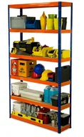 Szafy i regały magazynowe - Regał Helios magazynowy metalowy HBN_213X120X40_6_275 ilość półek 6 nośność 275 kg / Wamar-Sosenka - miniaturka - grafika 1