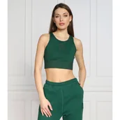 Koszulki i topy damskie - Tommy Sport Top MID INTENSITY MONOGRAM | Slim Fit - miniaturka - grafika 1