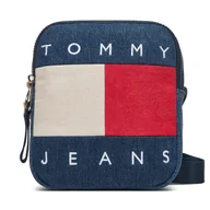 Torby męskie - Saszetka Tommy Jeans Tjm Archive Denim Reporter AM0AM13814 Niebieski - miniaturka - grafika 1