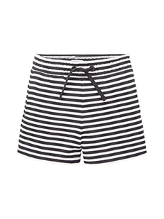 TOM TAILOR Dziewczęce 1036277 bermudy dziecięce szorty, 31677-Dark Blue Off White Stripe, 128/134, 31677 - Dark Blue Off White Stripe, 128/134 cm - Spodenki damskie - miniaturka - grafika 1