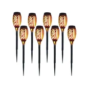 Latarki - Lampy solarne – dekoracje ogrodowe – wodoodporne latarki, oświetlenie ogrodowe do użytku na ziemi – opakowanie 8 szt. - miniaturka - grafika 1