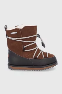 Buty dla dziewczynek - Emu Australia Śniegowce zamszowe dziecięce Blackburn kolor brązowy - grafika 1