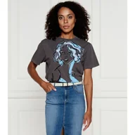 Koszulki i topy damskie - Desigual T-shirt | Loose fit - miniaturka - grafika 1