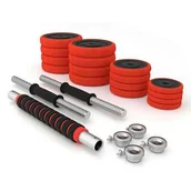 Hantle i ciężarki - HMS Hantel  SGGX30 gumowany 2 x 15 kg 17-59-131 - miniaturka - grafika 1