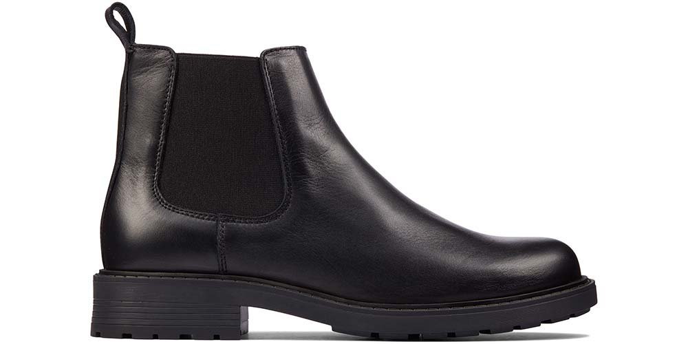 clarks Orinoco2 Lane Botki czarne skórzane 39