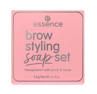 Akcesoria i kosmetyki do stylizacji brwi - Essence Brow Styling Soap Set - Mydełko do stylizacji brwi z pędzelkiem - 3,4 g - miniaturka - grafika 1