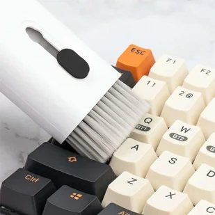 Czyścik Wielofunkcyjny zestaw czyszczący do słuchawek airpods klawiatur 7w1 Szary - Części i akcesoria do laptopów - miniaturka - grafika 6