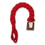 Akcesoria do smoczków - Hi Little One Hi Little One - Hi Little One  -  Warkoczykowa Zawieszka do Smoczka Pacifier Holder Strawberry - miniaturka - grafika 1