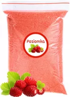 Cukier i słodziki - Cukier Do Waty Cukrowej Poziomka 1kg Poziomkowy Kolorowy Czerwony Suchy - miniaturka - grafika 1