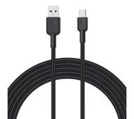 Kable USB - Aukey CB-NAC2-BK USB-A - USB-C, PD 60W, 1,8m, czarny - miniaturka - grafika 1