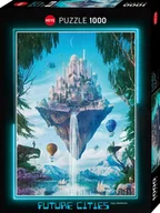 Puzzle - Puzzle 1000 elementów. Miasta przyszłości. Miasto na skale, Gal Barkan - miniaturka - grafika 1