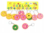 Breloki - Brelok Do Kluczy Donut Pączek Słodycze Zawieszka Do Torebki Zestaw 12Szt - miniaturka - grafika 1