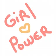 Pasmanteria - Naprasowanka Girl Power Naklejeka Na Odzież 5 - miniaturka - grafika 1