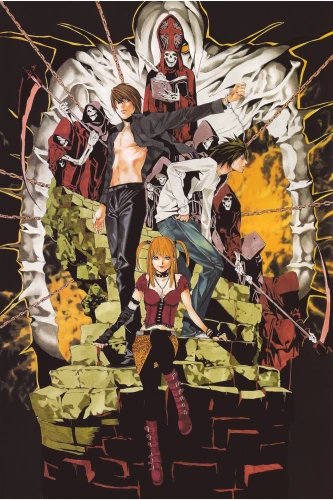 Plakat Anime Death Note DN_117 A1+ Custom Manga