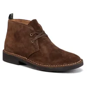 Botki męskie - Trzewiki Polo Ralph Lauren Talan Chukka 803759747004 Brązowy - miniaturka - grafika 1