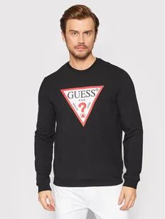 Guess Bluza M2YQ37 K6ZS1 Czarny Regular Fit - Bluzy męskie - miniaturka - grafika 1