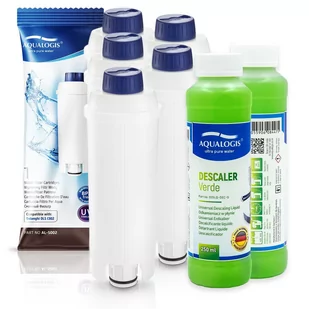 Zestaw Delonghi Aqualogis AL-S002 5szt, Verde 250ml - Akcesoria i części do ekspresów do kawy - miniaturka - grafika 1