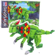 Klocki - Klocki Konstrukcyjne Dinozaur Dilophosaurus Zielony 269 el. LEAN Toys - miniaturka - grafika 1