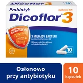 Układ pokarmowy - Zestaw 3x Dicoflor 3, 10 kapsułek - miniaturka - grafika 1