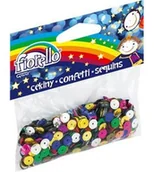 Dekoratorstwo - Cekiny confetti kółko łamane Fiorello - miniaturka - grafika 1