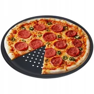 Formy do ciast - Blacha do pieczenia pizzy forma na pizzę 32 cm - miniaturka - grafika 1