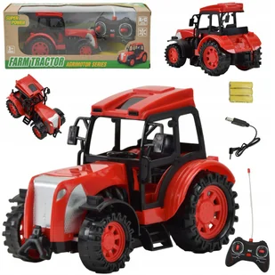 TRAKTOR ROLNICZY CIĄGNIK ZDALNIE STEROWANY R/C - Zabawki zdalnie sterowane - miniaturka - grafika 1