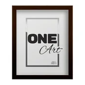 Ramki na zdjęcia - Ramka na zdjęcia kwadrat Hekla 30x30 MDF brązowy 1szt. - miniaturka - grafika 1