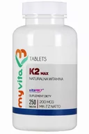 Suplementy diety - MyVita PRONESS naturalna witamina K2 max MK-7 x 250 tabl - miniaturka - grafika 1