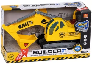 Zabawka koparka na baterie światło dźwięk 5991 - Samochody i pojazdy dla dzieci - miniaturka - grafika 1