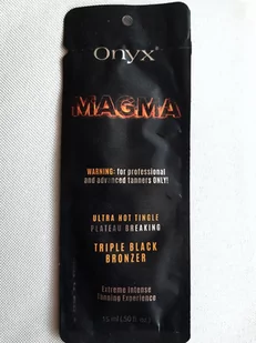 Onyx Magma Potrójny Bronzer Tingle Zaawansowanych - Balsamy i kremy do opalania - miniaturka - grafika 1