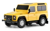 Zabawki zdalnie sterowane - Land Rover Defender R/C skala 1:24 Rastar 78500 samochód sterowany żółty - miniaturka - grafika 1