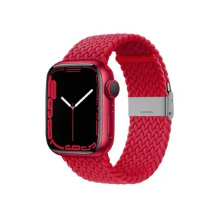 Crong Wave Band – Pleciony pasek do Apple Watch 38/40/41 mm (czerwony) - Akcesoria do smartwatchy - miniaturka - grafika 4