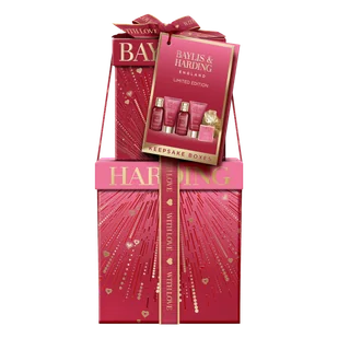 Baylis&Harding Midnight Cherry Luxury Pamper Present Gift Set - Zestawy kosmetyków damskich - miniaturka - grafika 1