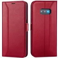Etui i futerały do telefonów - Etui na telefon komórkowy Samsung Galaxy S10e składane etui ochronne, czerwone - miniaturka - grafika 1