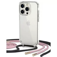 Etui i futerały do telefonów - Etui Flexair Chain do Apple iPhone 14 Pro Black & Pink - miniaturka - grafika 1