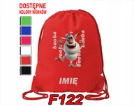 Torby szkolne - WOREK SZKOLNY NA WF SPORTOWY STICZ SONIC PSI PATROL KUBUŚ BOOBA-IMIĘ - miniaturka - grafika 1