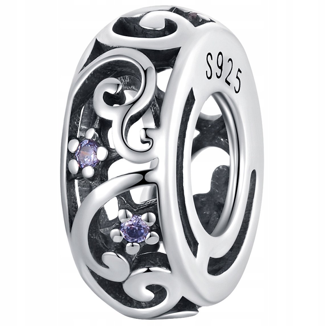 CH495 CHARMS KWIATY srebro 925 koralik