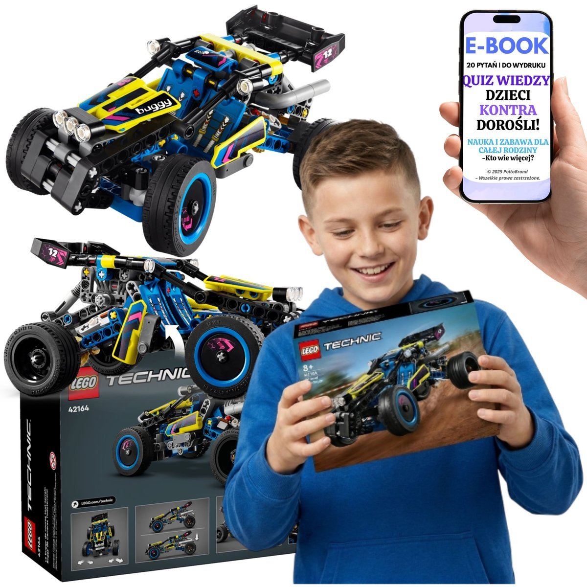LEGO SAMOCHÓD TERENOWY 42164 Wyścigowy Łazik LEGO Technic + E-BOOK-2