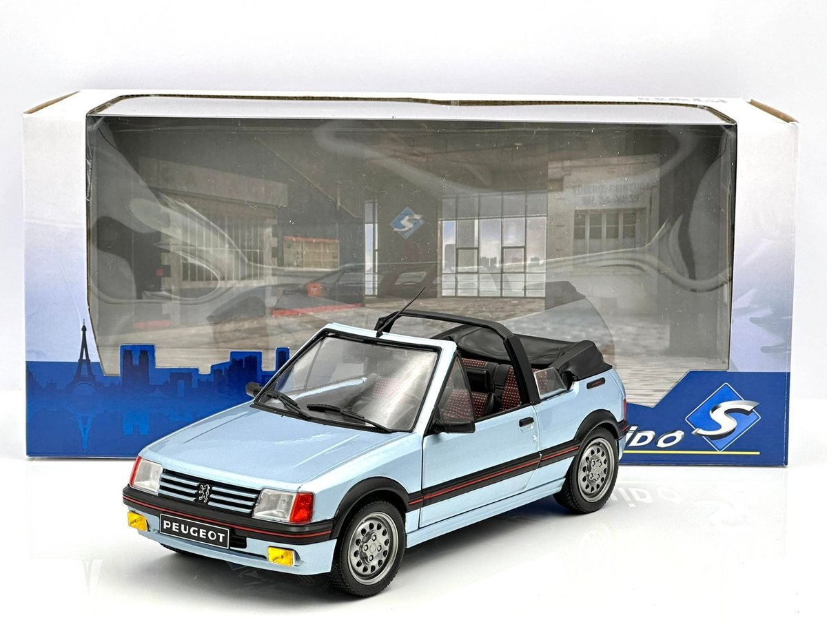Peugeot 205 CTI - 1989, blue Solido 1:18