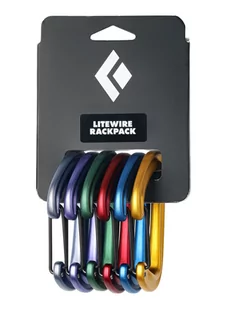 Karabinki Black Diamond LiteWire Rackpack - Sprzęt wspinaczkowy - miniaturka - grafika 1