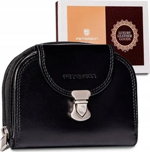 Peterson Skórzany, Klasyczny Portfel Damski Zamykany Na Zatrzask - Portfele - miniaturka - grafika 1