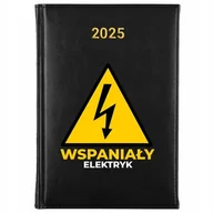 Planery - Kalendarz Książkowy A5 2025 WSPANIAŁY ELEKTRYK Terminarz Planer Notes Wzory - miniaturka - grafika 1