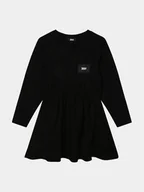 Sukienki i spódniczki dla dziewczynek - DKNY Sukienka codzienna D32895 S Czarny Regular Fit - miniaturka - grafika 1