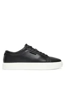 Sneakersy męskie - Calvin Klein Sneakersy Clean Cup Low Laceup Perf Lth HM0HM01870 Czarny - miniaturka - grafika 1