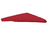 Parasole ogrodowe - Wymienny pokrowiec na luksusowy parasol HWC-A96 z klapą, pokrowiec na parasol, 3,5x3,5m (Ø4,95m) poliester 4kg ~ bordowy - miniaturka - grafika 1