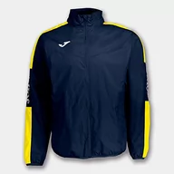 Kurtki męskie - Joma Męska kurtka przeciwdeszczowa 100689.309 niebieski granatowy / żółty XL 100689.309 - miniaturka - grafika 1